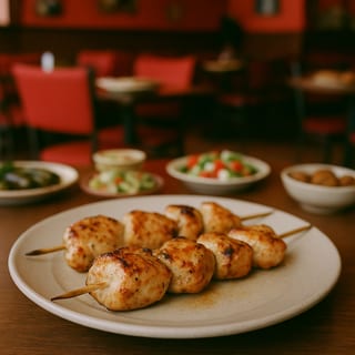 Chicken Tawooq Skewers